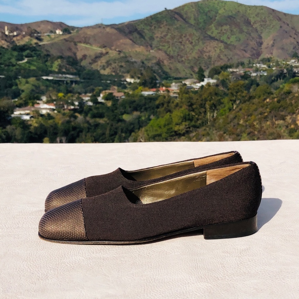 PREVATA Square Cap Toe Loafers RARE Vintage Find!